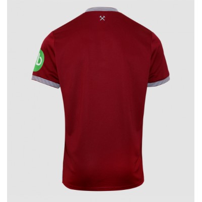 Moški Nogometni dresi West Ham United Domači 2025-26 Kratek Rokav Moški Nogometni dresi West Ham United Domači 2025-26 Kratek Rokav